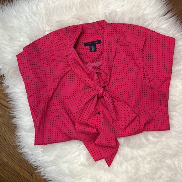 ✨ MAKE OFFER ✨ TOMMY HILFIGER POLKA DOT BLOUSE - Picture 5 of 9